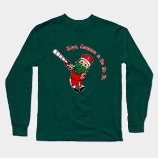 Hoppy Homer Santa Long Sleeve T-Shirt